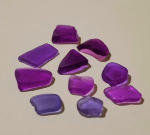 Purple Beach Glass
